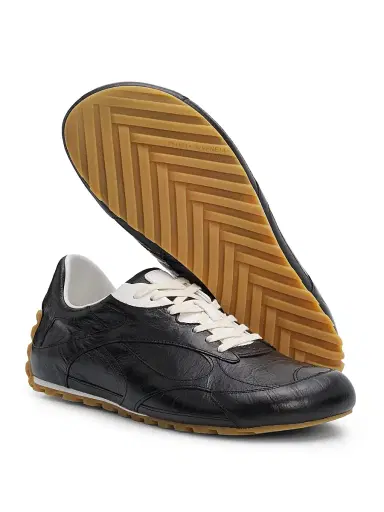 Bottega Veneta Men's Orbit Flash Leather Low-Top Sneakers - Black - Size 7 | Thumbnail 6 Bottega Veneta Men's Orbit Flash Leather Low-Top Sneakers - Black - Size 7 | Thumbnail 6