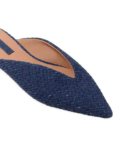 Naghedi Women's Strada Denim Mules | Thumbnail 3 Naghedi Women's Strada Denim Mules | Thumbnail 3