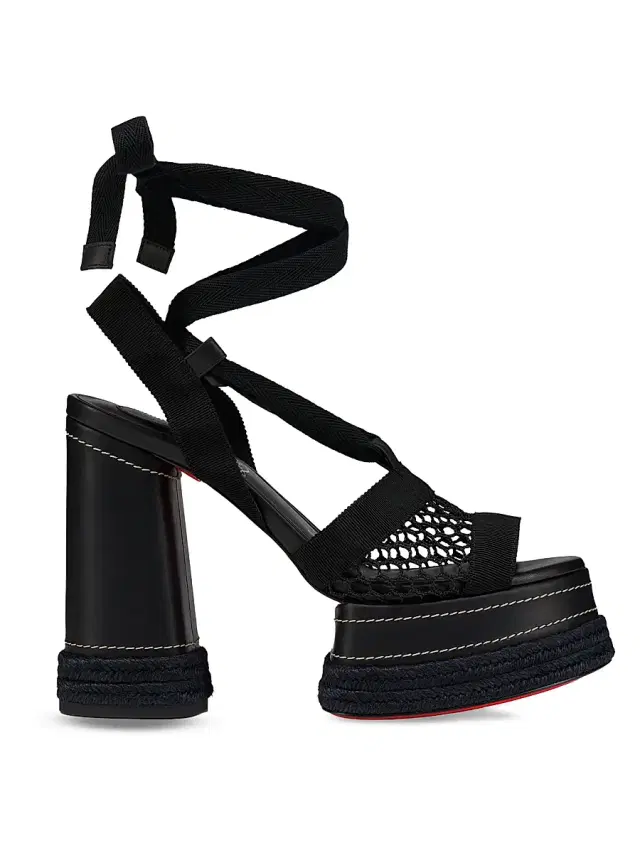 Women's Toledissima 130MM Espadrilles Sandals - Black Women's Toledissima 130MM Espadrilles Sandals - Black