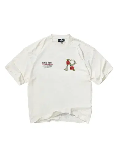 Represent Men's Guns N' Roses Tour Crewneck T-Shirt - Flat White - Size XL | Thumbnail 1 Represent Men's Guns N' Roses Tour Crewneck T-Shirt - Flat White - Size XL | Thumbnail 1