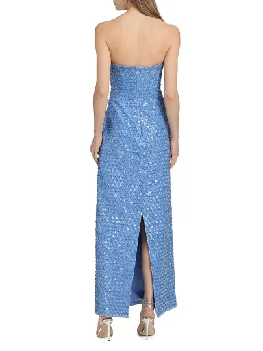 Simkhai Women's Vanessa Embellished Maxi Dress - Periwinkle - Size 6 | Thumbnail 5 Simkhai Women's Vanessa Embellished Maxi Dress - Periwinkle - Size 6 | Thumbnail 5