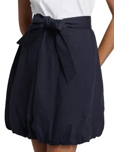 Cinq à Sept Women's Taylon Two-Tone Minidress - White Navy | Thumbnail 6 Cinq à Sept Women's Taylon Two-Tone Minidress - White Navy | Thumbnail 6