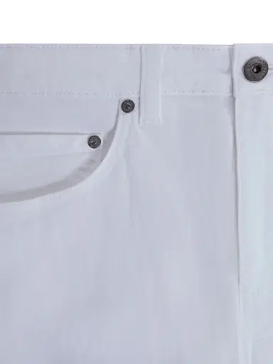 Bugatchi Men's Stretch-Cotton Straight-Leg Jeans - White | Thumbnail 3 Bugatchi Men's Stretch-Cotton Straight-Leg Jeans - White | Thumbnail 3