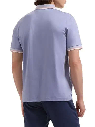 Bugatchi Men's Cotton Quarter-Zip Polo Shirt | Thumbnail 4 Bugatchi Men's Cotton Quarter-Zip Polo Shirt | Thumbnail 4