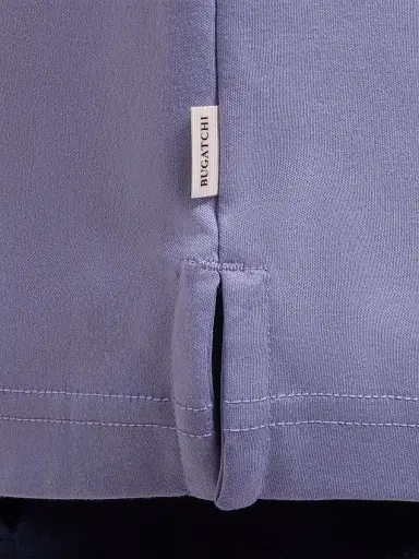 Bugatchi Men's Cotton Quarter-Zip Polo Shirt | Thumbnail 6 Bugatchi Men's Cotton Quarter-Zip Polo Shirt | Thumbnail 6