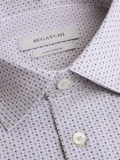 Bugatchi Men's James Ooohcotton Shirt - Limestone | Thumbnail 5 Bugatchi Men's James Ooohcotton Shirt - Limestone | Thumbnail 5
