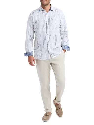Robert Graham Men's Arles Woven Pants - Khaki | Thumbnail 2 Robert Graham Men's Arles Woven Pants - Khaki | Thumbnail 2