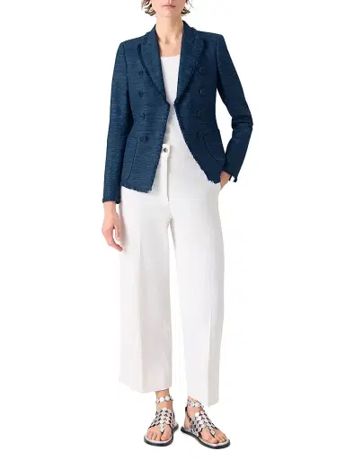 Akris punto Women's Indian Silk Single-Breasted Jacket | Thumbnail 2 Akris punto Women's Indian Silk Single-Breasted Jacket | Thumbnail 2