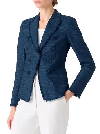 Akris punto Women's Indian Silk Single-Breasted Jacket | Thumbnail 4 Akris punto Women's Indian Silk Single-Breasted Jacket | Thumbnail 4