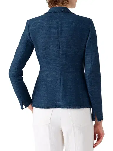 Akris punto Women's Indian Silk Single-Breasted Jacket | Thumbnail 5 Akris punto Women's Indian Silk Single-Breasted Jacket | Thumbnail 5