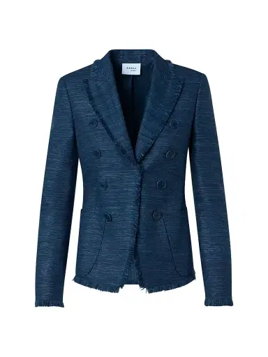 Akris punto Women's Indian Silk Single-Breasted Jacket | Thumbnail 1 Akris punto Women's Indian Silk Single-Breasted Jacket | Thumbnail 1