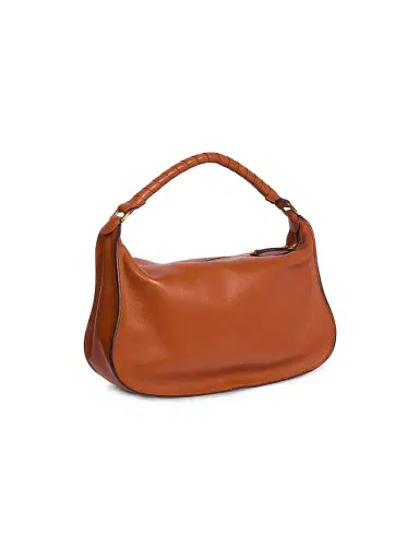 Chloé Women's Marcie Smooth Leather Shoulder Bag - Clay Brown | Thumbnail 4 Chloé Women's Marcie Smooth Leather Shoulder Bag - Clay Brown | Thumbnail 4