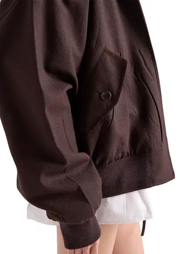 Prada Women's Hooded Rush Stitch Jacket - Brown - Size 8 | Thumbnail 6 Prada Women's Hooded Rush Stitch Jacket - Brown - Size 8 | Thumbnail 6