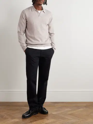 Hartford Wool and Cashmere-Blend Polo Shirt - Men | Thumbnail 2 Hartford Wool and Cashmere-Blend Polo Shirt - Men | Thumbnail 2