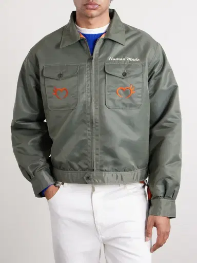 Human Made Embroidered Nylon Jacket - Men | Thumbnail 3 Human Made Embroidered Nylon Jacket - Men | Thumbnail 3