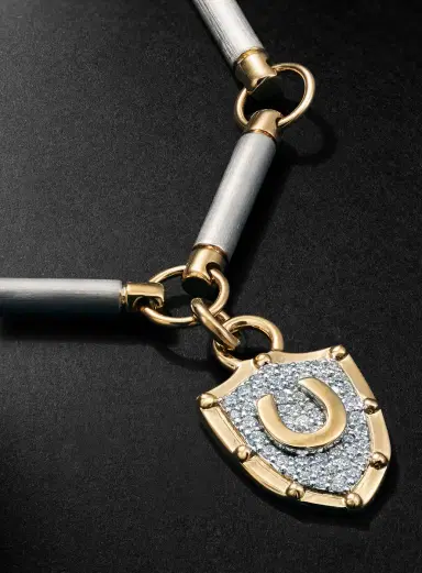 Foundrae 18-Karat White and Yellow Gold Diamond Bracelet - Men | Thumbnail 4 Foundrae 18-Karat White and Yellow Gold Diamond Bracelet - Men | Thumbnail 4