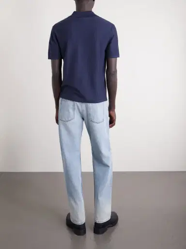 A.P.C. Eliot Cotton and Cashmere-Blend Polo Shirt - Men | Thumbnail 4 A.P.C. Eliot Cotton and Cashmere-Blend Polo Shirt - Men | Thumbnail 4