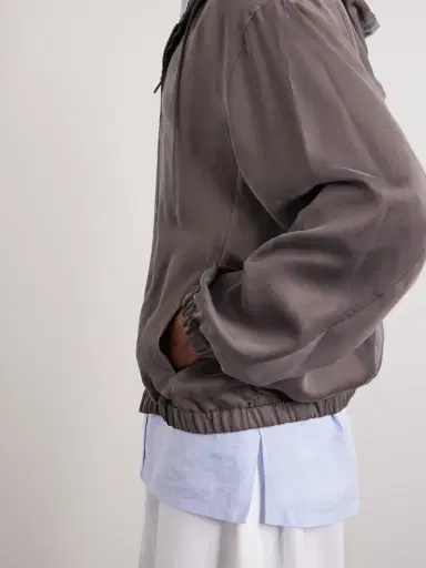 Amomento Satin Hooded Jacket - Men | Thumbnail 5 Amomento Satin Hooded Jacket - Men | Thumbnail 5