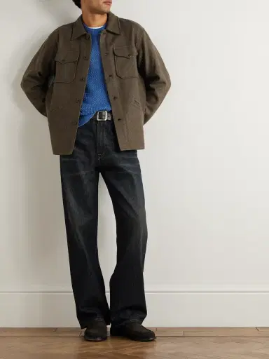 RRL Wool-Blend Felt Overshirt - Men | Thumbnail 2 RRL Wool-Blend Felt Overshirt - Men | Thumbnail 2