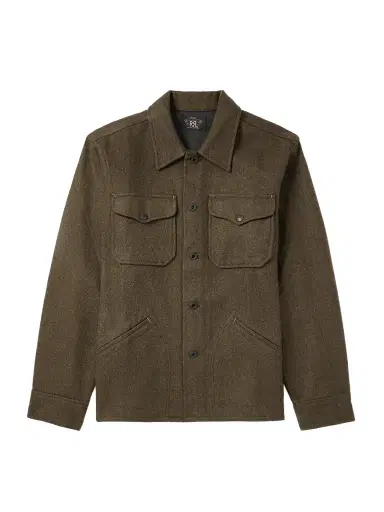 RRL Wool-Blend Felt Overshirt - Men | Thumbnail 1 RRL Wool-Blend Felt Overshirt - Men | Thumbnail 1
