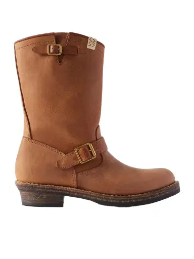 Visvim T.W.O. Folk Distressed Buckled Textured-Leather Boots - Men | Thumbnail 1 Visvim T.W.O. Folk Distressed Buckled Textured-Leather Boots - Men | Thumbnail 1