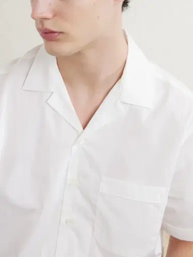 Canali Camp-Collar Cotton Shirt - Men | Thumbnail 5 Canali Camp-Collar Cotton Shirt - Men | Thumbnail 5