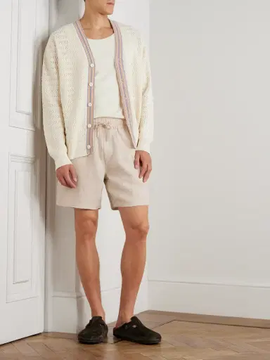 NN07 Gregor 1454 Straight-Leg Linen Drawstring Shorts - Men | Thumbnail 2 NN07 Gregor 1454 Straight-Leg Linen Drawstring Shorts - Men | Thumbnail 2