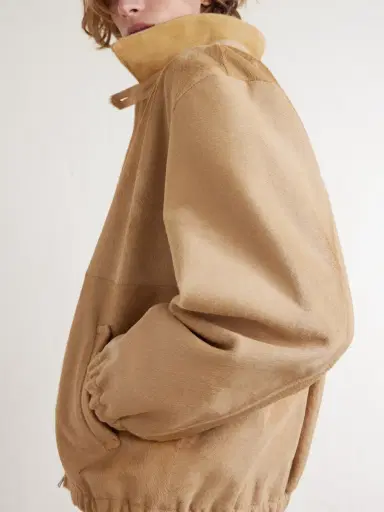 Auralee Panelled Calf Hair Blouson Jacket - Men | Thumbnail 5 Auralee Panelled Calf Hair Blouson Jacket - Men | Thumbnail 5
