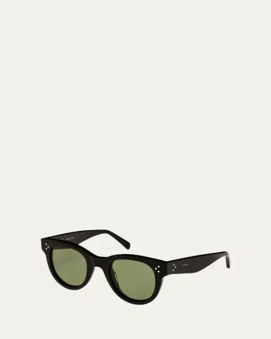 CELINE Studded Acetate Sunglasses w/ Mineral Lenses | Thumbnail 2 CELINE Studded Acetate Sunglasses w/ Mineral Lenses | Thumbnail 2