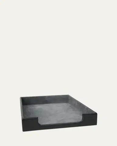 Royce New York Personalized Leather Letter Desk Tray | Thumbnail 3 Royce New York Personalized Leather Letter Desk Tray | Thumbnail 3