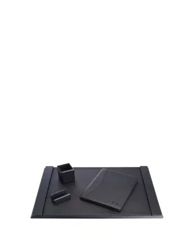 Royce New York Monogrammed Leather Executive Portfolio & Desk Accesory Set, Personalized | Thumbnail 1 Royce New York Monogrammed Leather Executive Portfolio & Desk Accesory Set, Personalized | Thumbnail 1