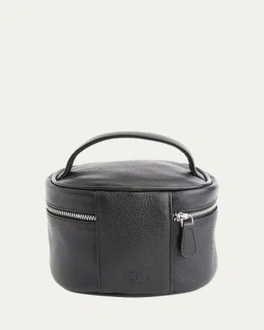 ROYCE New York Personalized Leather Compact Cosmetic Bag | Thumbnail 3 ROYCE New York Personalized Leather Compact Cosmetic Bag | Thumbnail 3