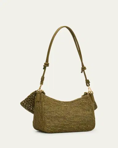 LOEWE x Paula's Ibiza Ola Small Shoulder Bag in Raffia and Leather | Thumbnail 3 LOEWE x Paula's Ibiza Ola Small Shoulder Bag in Raffia and Leather | Thumbnail 3