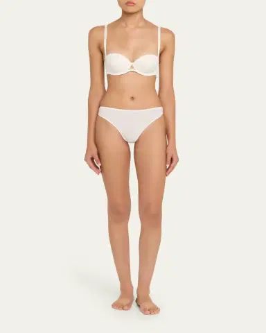 Lise Charmel Floral-Embroidered Strapless Bra | Thumbnail 2 Lise Charmel Floral-Embroidered Strapless Bra | Thumbnail 2