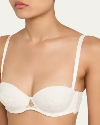 Lise Charmel Floral-Embroidered Strapless Bra | Thumbnail 4 Lise Charmel Floral-Embroidered Strapless Bra | Thumbnail 4