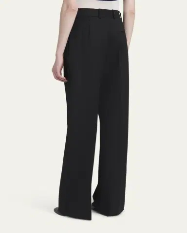 Ferragamo Turn-Lock Crepe Straight-Leg Pants | Thumbnail 3 Ferragamo Turn-Lock Crepe Straight-Leg Pants | Thumbnail 3