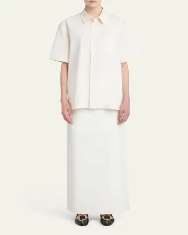 FERRAGAMO Turn-Lock Pocket Maxi Skirt | Thumbnail 2 FERRAGAMO Turn-Lock Pocket Maxi Skirt | Thumbnail 2
