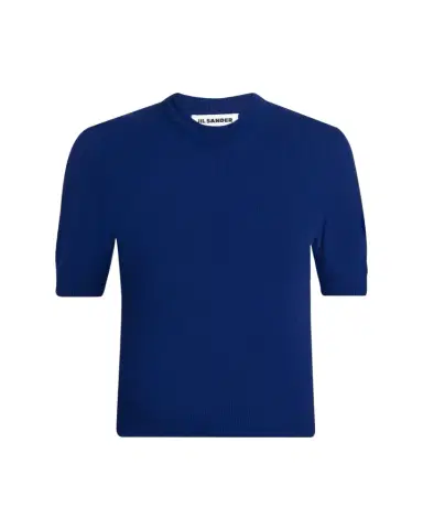 Jil Sander Wool Knit Short-Sleeve T-Shirt | Thumbnail 1 Jil Sander Wool Knit Short-Sleeve T-Shirt | Thumbnail 1