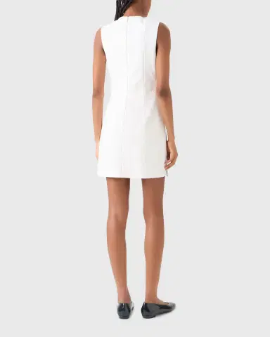 Akris Sleeveless Paravent Nappa Lambskin Leather Mini Dress | Thumbnail 7 Akris Sleeveless Paravent Nappa Lambskin Leather Mini Dress | Thumbnail 7