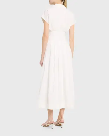 SIMKHAI Farlow Zip-Front Midi Dress | Thumbnail 7 SIMKHAI Farlow Zip-Front Midi Dress | Thumbnail 7