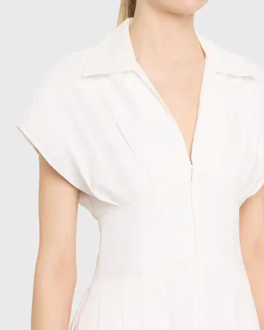 SIMKHAI Farlow Zip-Front Midi Dress | Thumbnail 9 SIMKHAI Farlow Zip-Front Midi Dress | Thumbnail 9