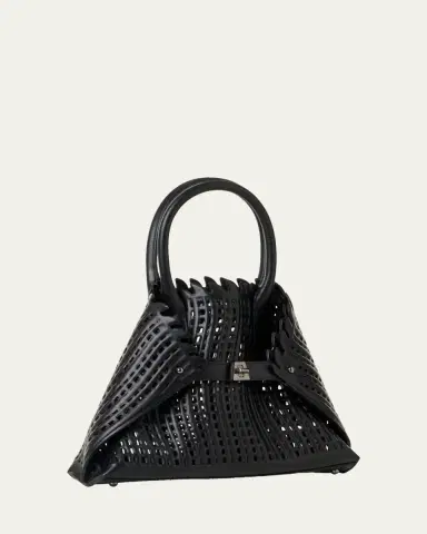 Akris Ai Little Cutout Leather Top-Handle Bag | Thumbnail 2 Akris Ai Little Cutout Leather Top-Handle Bag | Thumbnail 2