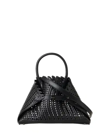 Akris Ai Little Cutout Leather Top-Handle Bag | Thumbnail 1 Akris Ai Little Cutout Leather Top-Handle Bag | Thumbnail 1