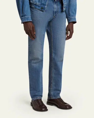 Versace Men's Leather Brogue Boots | Thumbnail 2 Versace Men's Leather Brogue Boots | Thumbnail 2