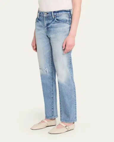 Moussy Vintage Deland Slim Straight Jeans | Thumbnail 4 Moussy Vintage Deland Slim Straight Jeans | Thumbnail 4