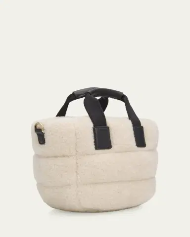 Moncler Caradoc Micro Teddy Tote Bag | Thumbnail 3 Moncler Caradoc Micro Teddy Tote Bag | Thumbnail 3