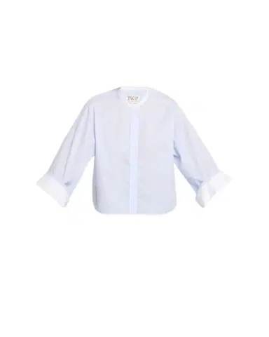 TWP Beau Striped Button-Front Shirt | Thumbnail 1 TWP Beau Striped Button-Front Shirt | Thumbnail 1