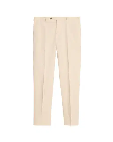 Incotex Men's Pressed-Crease Cotton Trousers | Thumbnail 1 Incotex Men's Pressed-Crease Cotton Trousers | Thumbnail 1