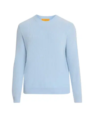 Guest In Residence Men's Cashmerer Rib Allday Crew-Neck Shirt | Thumbnail 1 Guest In Residence Men's Cashmerer Rib Allday Crew-Neck Shirt | Thumbnail 1