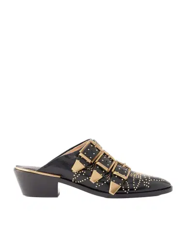 Chloé Susanna Studded Leather Mules | Thumbnail 1 Chloé Susanna Studded Leather Mules | Thumbnail 1